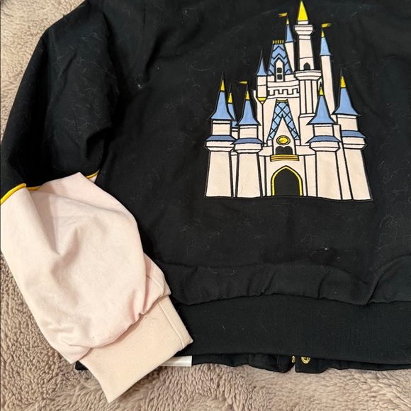 Disney Black and Pink Checkered Jacket size xl - Picture 7 of 9